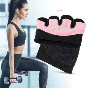 Medio dedo cuatro dedos GUANTES DE Fitness Material de nailon para gimnasio y entrenamiento levantamiento de pesas entrenamiento al por mayor - Product Image 2