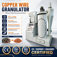 Machine de granulation de fil de cuivre commercial pour fils fins, avec une disposition compacte pour une production de granulés de cuivre purs