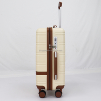 Nouveau luxe ABS PC femmes Trolley valise ensemble main transporter Business Style fermeture éclair ouverture antivol caractéristiques roulette pour les vacances