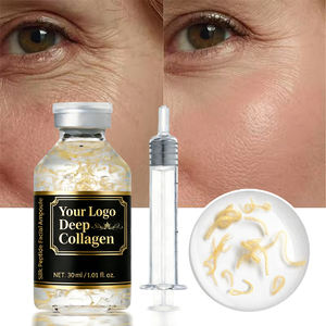 OEM ODM 30 Types Peptides Rapid Absorption Korean Skincare Anti Wrinkle Firming Premium Low Molecular Collagen Ampoule <b>Serum</b> - Product Image 1