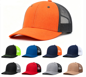 Casquette Trucker en Coton à Dos en Maille Respirante, Réglable, Unisexe, pour l'Extérieur, avec Logo Personnalisé, Faible MOQ, Vente Directe Usine - Product Image 1