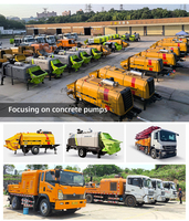 Pompe à béton diesel Sany HBT8018C 5S d'occasion de qualité supérieure, modèle 2021, 1000 heures, portée verticale 180 m, moteur prêt pour les mégaprojets