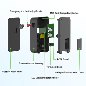 Tùy chỉnh 7kw-22kw rỗng wallbox bao vây hộp nhựa không thấm nước evse sạc PCB bao vây tùy chỉnh EV sạc bao vây - Product Image 3