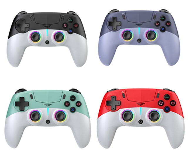 2025 New Wireless Controller With Macro Programming Gamepad for P5 Console Six-Axis Vibration Function With Dual Hall Motor