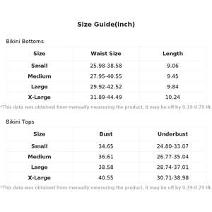 Conjunto de Bikini Personalizado para Mujer, Halter con Aros, Traje de Baño de Dos Piezas, Bloques de Color en Contraste, Elástico, Ropa de Playa - Product Image 6