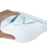 Pochette plate laminée personnalisée à fermeture éclair 3 côtés, anti-humidité et anti-odeur, en PE, avec soufflets, pour emballage alimentaire souple (lait/gelée/sucettes)