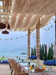 Элегантная тканевая драпировка в форме волны для свадебного потолочного декора фон для мероприятий с системой драпировки - Product Image 3