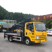 Nouvelle plateforme élévatrice articulée diesel de 23 m à quatre sections et camion nacelle avec châssis JMC