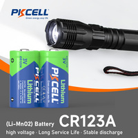Pile au lithium CR123A 3V à faible autodécharge pour détecteur de fumée et alarme incendie – Outil essentiel d'urgence