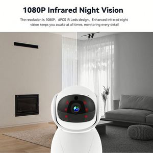 High Quality Mini Wireless <strong>IP</strong> <strong>Camera</strong> CMOS for Card Cloud 1080P <strong>HD</strong> Night Vision Two-Way Audio Mini WiFi Human Tracking - Product Image 3