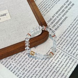 Dylam Dainty Charm Women Jewelry Bangles & <b>Bracelets</b> Elastic Rope <b>Adjustable</b> Length Natural Clear Crystal <b>Bracelet</b> for Daily - Product Image 5