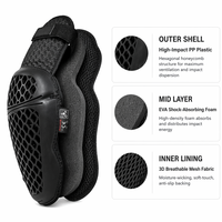 Ensemble de protections pour genoux et coudes de moto certifiées CE, respirantes en nid d'abeille, protections pour motocross, protections pour genoux et coudes pour la conduite