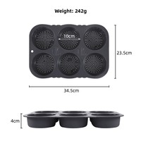 Ensemble de moules en silicone antiadhésifs pour pains à hamburger, gâteaux, baguettes, pains de hot-dog et pains de mie, ustensiles de cuisson pour boulangeries OEM