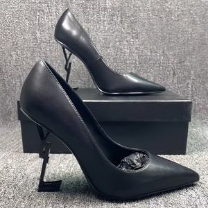 Sandales à talons hauts de luxe pour femmes, en cuir véritable, respirantes, pour l'été et les soirées, collection 2026, best-seller - Product Image 5