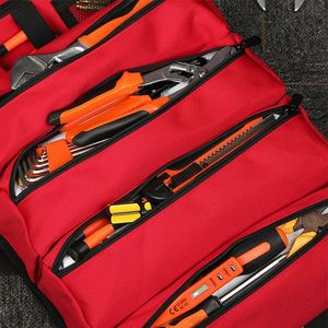 Multi-Purpose Heavy Duty Storage Bag Cotton Canvas Nail Tool Bag Small Tool Pouch with Zipper Multi Purpose Storage Bag - Product Image 3