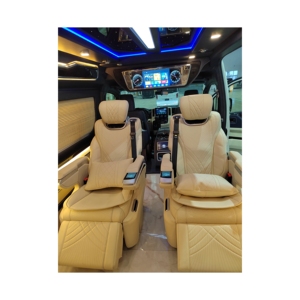 Siège de voiture de luxe en cuir microfibre à couche unique de forme personnalisée pour SUV avec fonction massage - Product Image 1