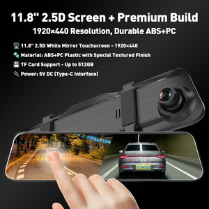<strong>Dashcamera</strong> for 12 IPS Screen Rearview Mirror Dashcam Front and Rear 4K Dual Channel ADAS Car Black Box - Product Image 3