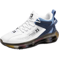 Chaussures de sport et bottines montantes rétro pour hommes, à lacets, avec empeigne en maille respirante, idéales printemps/hiver – Meilleures ventes