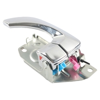 Poignée de porte intérieure arrière gauche 83610-3E010 Plastique argenté + Métal Poignée de porte intérieure arrière gauche pour Kia Sorento (2003-2009)