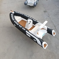 Bateau pneumatique ORCA 866 Hypalon Pennel Flipo FabricCE RIB520 en fibre de verre pour la pêche