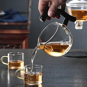 New Fully Automatic Lazy Man <b>Tea</b> Brewing Gadget Magnetic <b>Tea</b> Pot Heat-resistant Glass <b>Tea</b> Infuser Durable Classic Design - Product Image 3