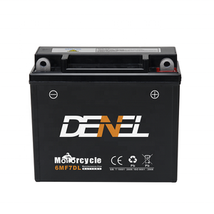 DENELモーターサイクル用バッテリー6MF7DL <span class=keywords><strong>12v7ah</strong></span>高品質MDF - Product Image 2