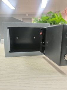 Wall Mounted Safe <b>Box</b> Electronic Digital <b>Lock</b> Silver Rectangular Shape for Home Office Jewelry Cash Storage - Product Image 4