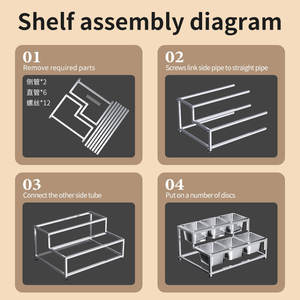 Organizador de condimentos de acero inoxidable de doble capa con diseño de mariposa y aroma a tostado, para 1/6 de tazón, resistente, para tiendas de té con leche - Product Image 5