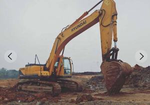 Excavatrice sur chenilles lourde d'occasion originale Hyundaii 35 tonnes Moteur 110KW Travail de creusement efficace Komatsu/ Compatible pour rapport - Product Image 4