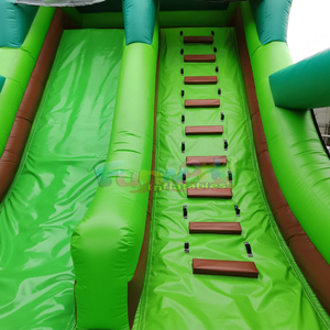 Parcours d'obstacles gonflable extérieur pour enfants, château gonflable commercial avec toboggan, parcours d'obstacles gonflable panda - Product Image 6