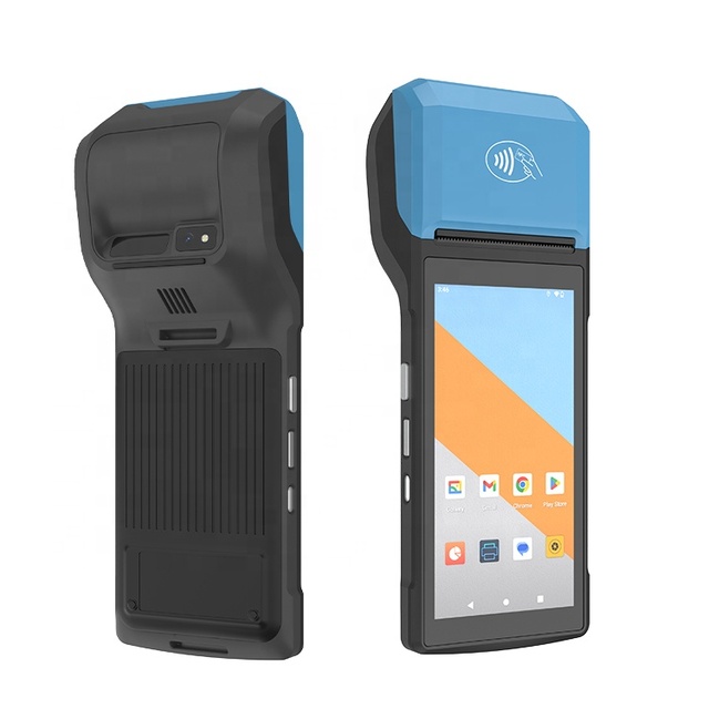 Android 8.1 BT3.0 Smart Handheld 5.5 Inch Display Touch Screen Mobile Pos System Terminal Machine