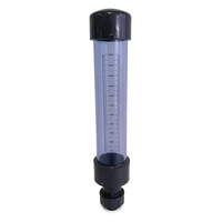 Colonne d'étalonnage de débit en rotamètre PVDF pour pompe doseuse