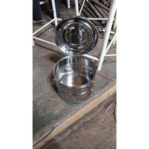 Best Quality Stainless <b>Steel</b> Surgical Dressing <b>Drum</b> with Perforated Body for Medical Sterilization and Sterile Dressing Storage - Product Image 1