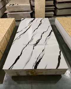 แผ่นหินอ่อนเทียมหินอ่อนสีขาวสำหรับผนังและบอร์ดพลาสติกพีวีซีแบบยืดหยุ่น - Product Image 3