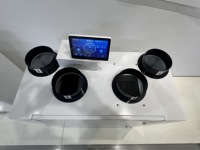 Système de ventilation domestique 300 m³/h, unité verticale MVHR, purificateur d'air, récupérateur ERV/HRV avec Wifi et contrôleur LED 7 pouces