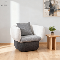 Fauteuil d'appoint italien moderne pour la maison Fauteuil d'appoint de luxe au design contemporain pour le salon