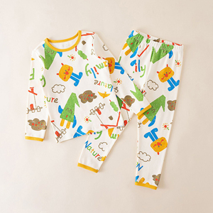 Set <span class=keywords><strong>Pigiama</strong></span> per Neonati a Maniche Lunghe in Morbido <span class=keywords><strong>Cotone</strong></span> Organico, Caldo per l'Inverno, per Bambini e Bambine - Product Image 4