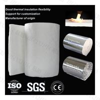 Couverture réfractaire de fibre d'alumine d'usine 7200x610x50mm couvertures de fibre en céramique d'isolation pour l'isolation de four