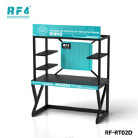 Banc de travail de réparation Rf4 Rf-rt02d avec panneau perforé - Robuste pour la réparation de téléphones portables/électronique et l'utilisation en laboratoire