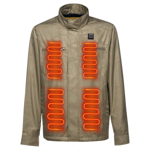 Универсальная мужская куртка с подогревом, интеллектуальная куртка с подогревом, утепленная куртка для активного отдыха, рыбалки, альпинизма, со встроенным карманом - Product Image 1