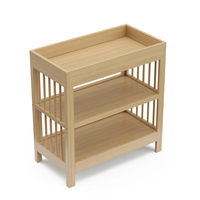 Meubles modernes à double couche en bois massif pour bébés Table à langer pour chambre à coucher Fournitures de pépinière
