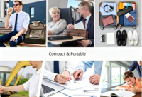 Printer Thermal Portabel Mini Hanin Mobile A4 dengan USB Type-C untuk Penggunaan di Kantor, Rumah, dan Luar Ruangan, Tersedia