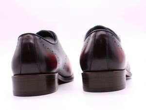 Chaussures Richelieu décontractées faites à la main pour hommes, à lacets, style habillé - Product Image 6