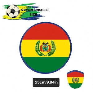 Vente en gros de soucoupes volantes en nylon personnalisées, portables, pliables avec poche, pour événements sportifs, Bolivie, jeu de ballon - Product Image 2