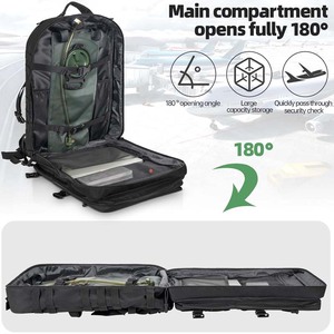 <span class=keywords><strong>Mochila</strong></span> Resistente para Portátil, Gimnasio, Entrenamiento, <span class=keywords><strong>50</strong></span> <span class=keywords><strong>Litros</strong></span>, Táctica, para Viajes al Aire Libre, Deportes, Uso Masculino - Product Image 4