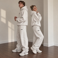Ensemble de survêtements pour hommes, 100 % coton, personnalisé en usine, style rétro urbain, broderie et impression, accepte les commandes sur mesure