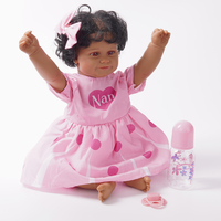 Tapis de jeu Vêtements Vente en gros Magic Collection Enfants & Accessoires Dollhouse Black Kids Toy Reborn Doll
