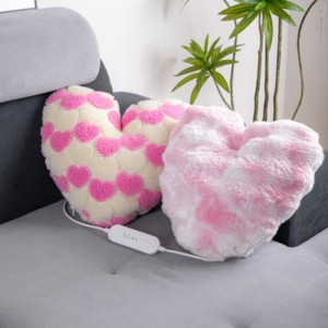 Bantal Pemanas Elektrik CE/GS dengan Remote Control, Bahan Plush Lembut, 4 Pengaturan Panas, Proteksi Terhadap Panas Berlebih untuk Sofa, Tempat Tidur, Kantor - Product Image 5