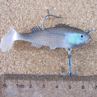 Leurre souple imprimé Bellance Source Factory OEM/ODM, appât de pêche enveloppé de plomb 60mm 9g