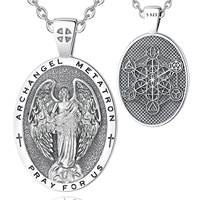 Changda Archange Religieux Metatron's Cube Archange Metatron Protection spirituelle Metatron Orgonite Collier
